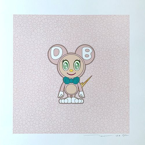 Litografia Murakami - DOB 2020 Light Pink