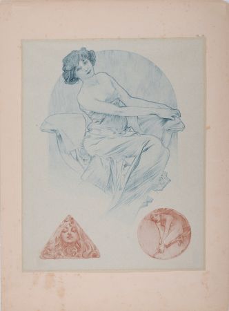 Litografia Mucha - Documents Décoratifs, 1902 - PLATE 15