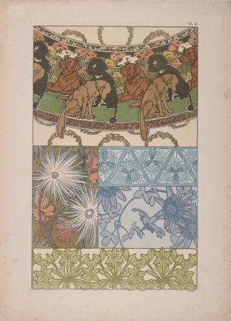 Litografia Mucha - Documents Décoratifs, 1902 - PLATE 42
