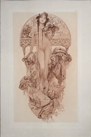 Litografia Mucha - Documents Décoratifs, 1902 - PLATE 6