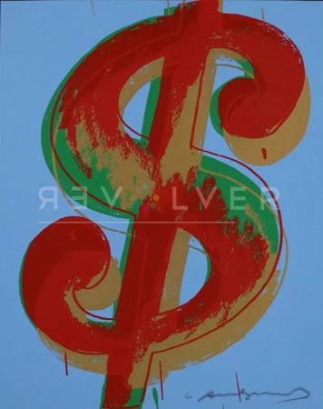 Serigrafia Warhol - Dollar Sign 277