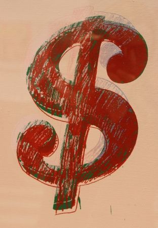 Multiplo Warhol - Dollar Sign by Andy Warhol