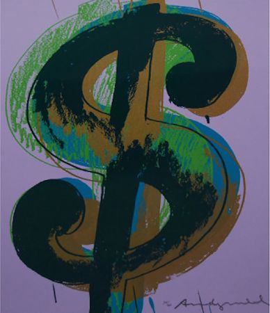 Serigrafia Warhol - $ Dollar Sign, FS II.277