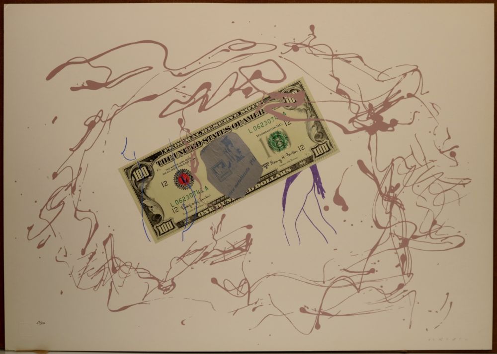 Litografia Turcato - Dollaro
