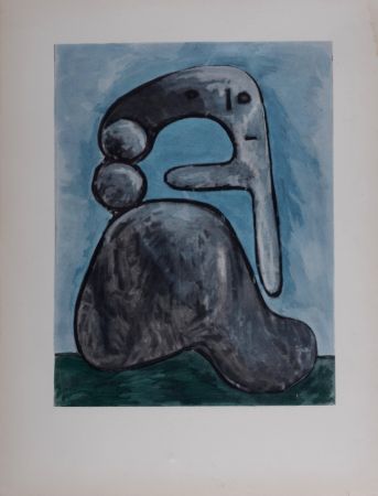 Litografia Picasso (After) - Donna Nuda