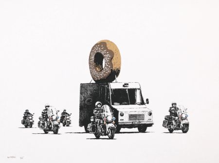 Serigrafia Banksy - Donuts (Chocolate)