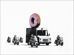 Serigrafia Banksy - Donuts (Strawberry) 