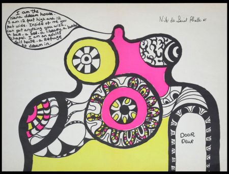 Serigrafia De Saint Phalle - Door Deur, 1969
