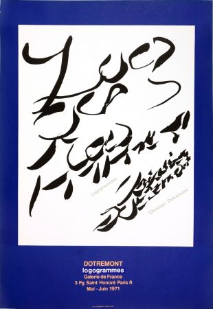 Manifesti Alechinsky - Dotremont, logogrammes, 1971