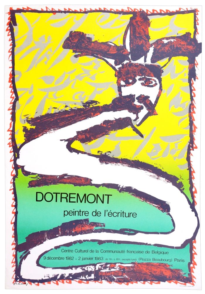 Litografia Alechinsky - Dotremont peintre de l'écriture