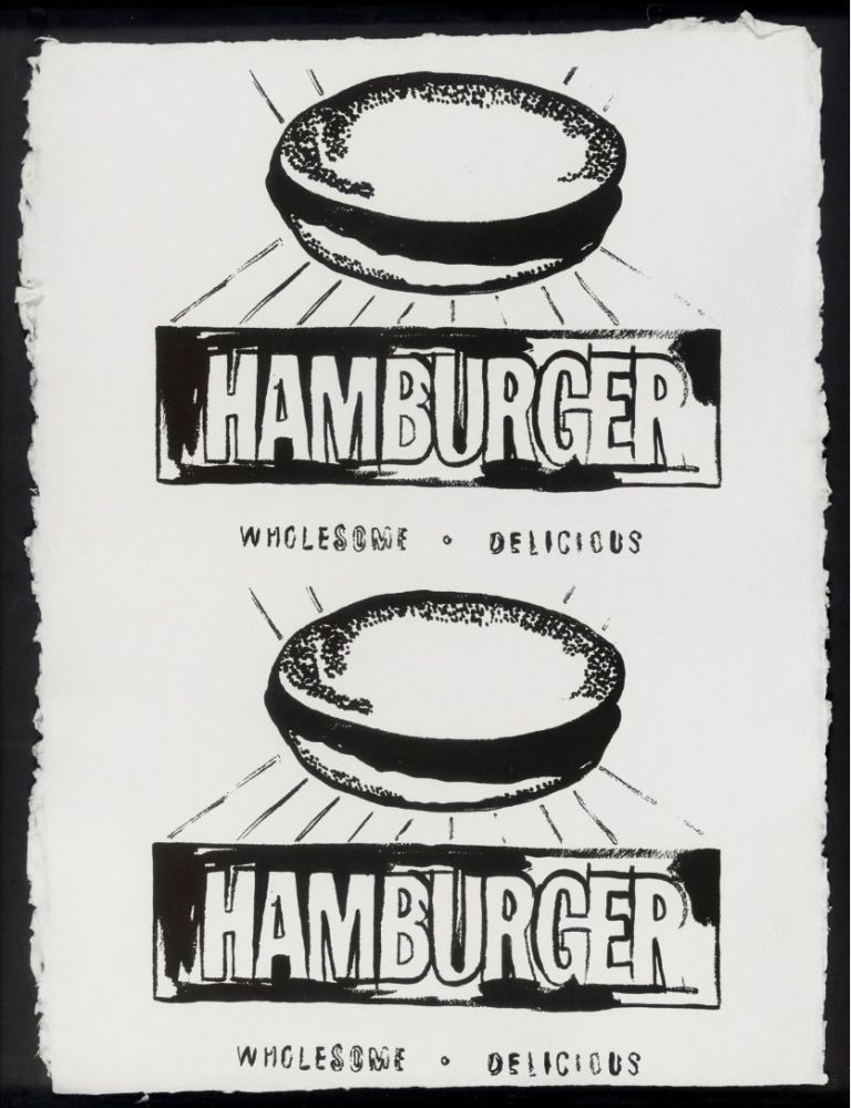 Multiplo Warhol - Double Hamburger