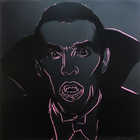 Serigrafia Warhol - Dracula II.264 from the Myths portfolio