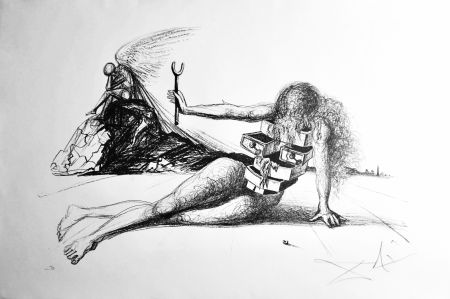 Litografia Dali - Drawers of Memory
