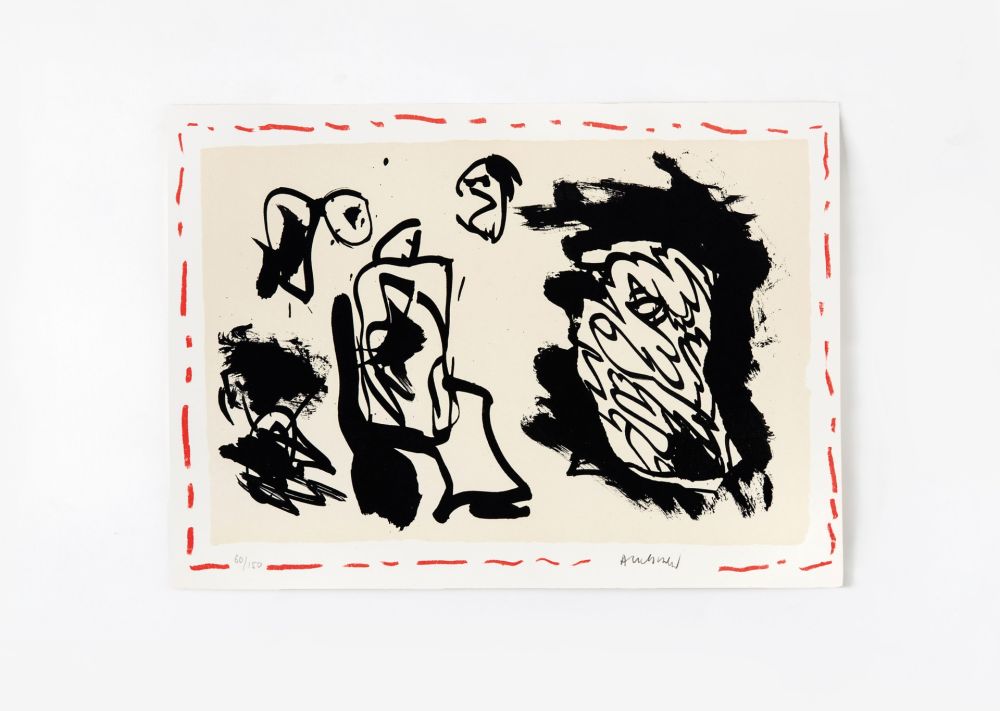 Litografia Alechinsky - D'une venue