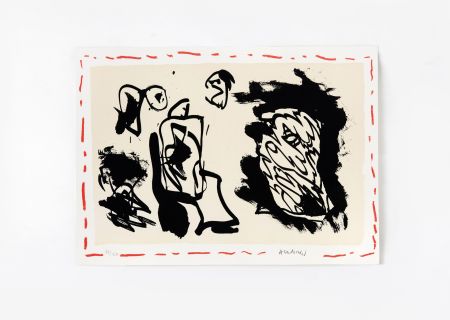 Litografia Alechinsky - D'une venue