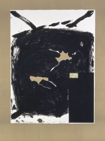 Litografia Tàpies - Déchirure 