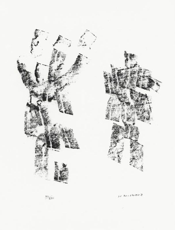 Libro Illustrato Michaux - Décisive pliure du ciel