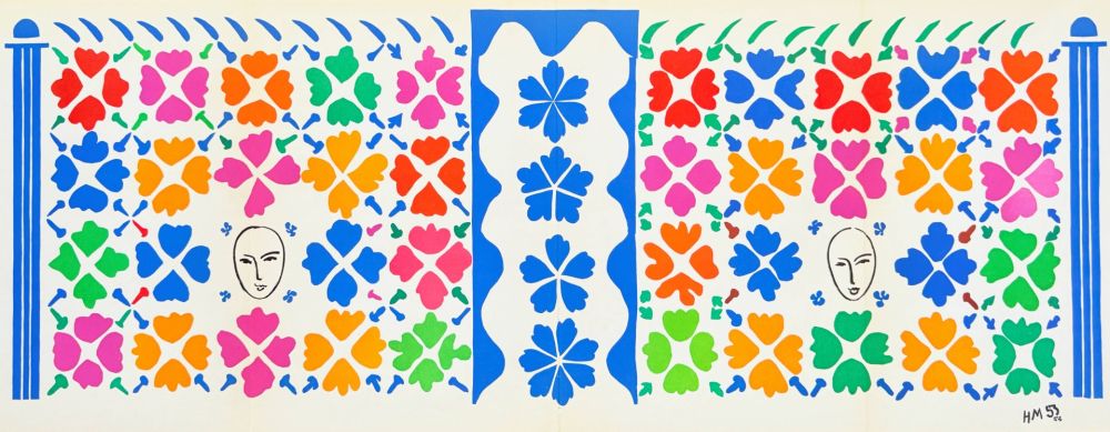 Litografia Matisse - Décoration - Masques