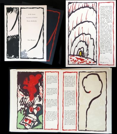 Libro Illustrato Alechinsky - E.-M. Cioran : ‎VACILLATIONS‎. Avec 32 lithographies originales (1979)