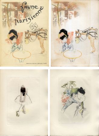 Libro Illustrato Legrand - E. Ramiro : FAUNE PARISIENNE. La suite des gravures signées par Louis Legrand (1901)
