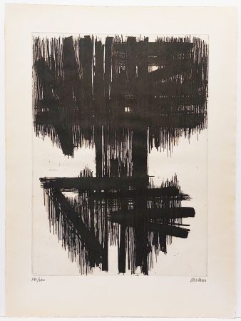 Acquaforte Soulages - Eau-forte VI 