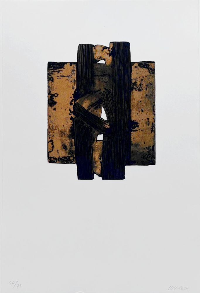 Acquaforte Soulages - Eau-forte XXVIII 