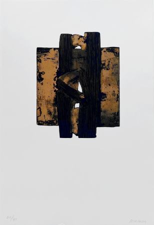 Acquaforte Soulages - Eau-forte XXVIII 