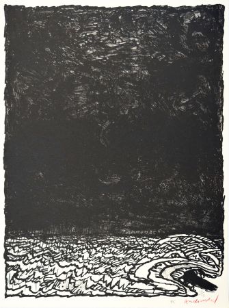 Litografia Alechinsky - Eau dormante