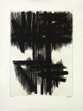 Acquaforte Soulages - Eau Forte VI