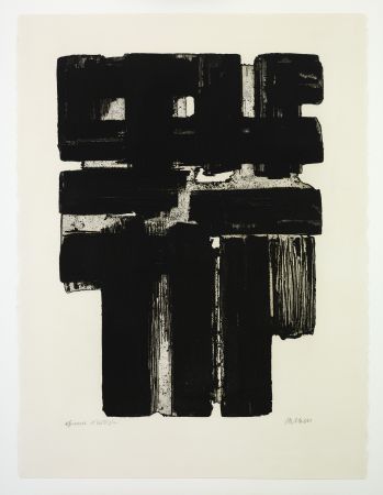 Acquaforte Soulages - Eau Forte X b