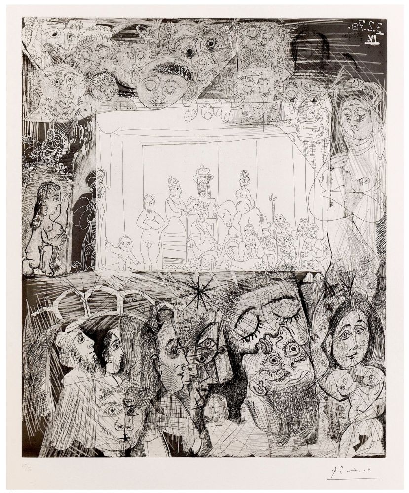 Incisione Picasso -  Ecce Homo, d'Après 