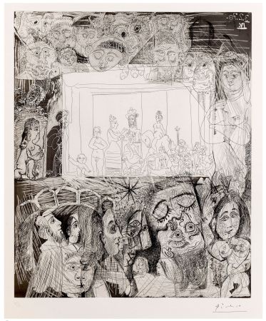 Incisione Picasso -  Ecce Homo, d'Après 