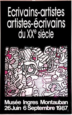 Offset Dubuffet - Ecrivains Artistes  du xxe  Siecle