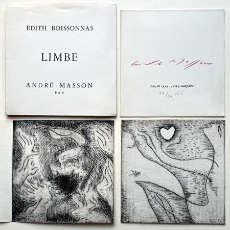 Libro Illustrato Masson - Edith Boissonnas : LIMBE. Avec 2 gravures originales (PAB 1959)