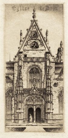 Incisione Arms - Eglise de Notre Dame, Bourg-En-Bresses