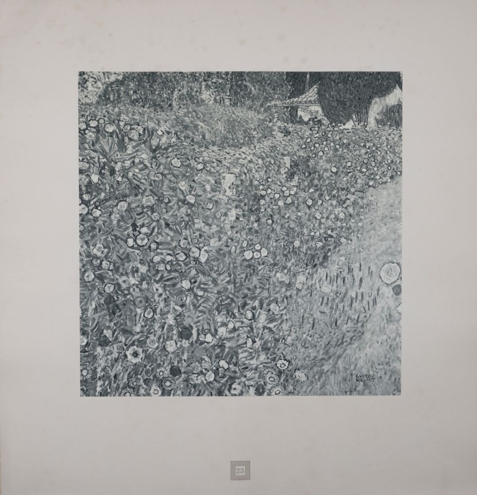 Litografia Klimt (After) - Eine Nachlese Folio, Italienische Landschaft, 1931
