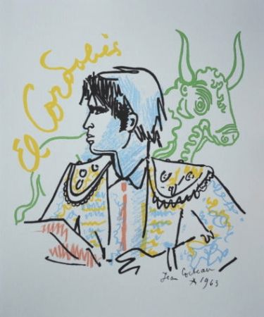 Litografia Cocteau - El Cordobès