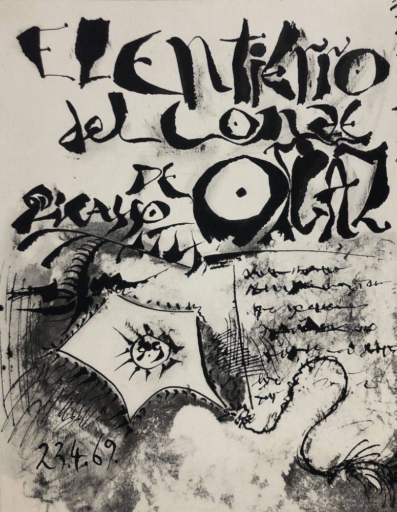 Acquaforte Picasso - El entierro del Conde Orgaz