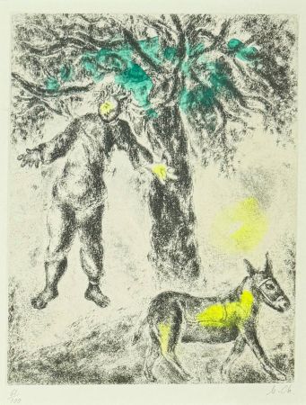 Acquaforte Chagall - End of Absalom