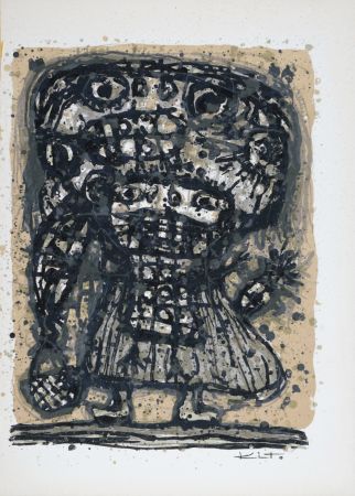 Litografia Kito - Enfant, 1964