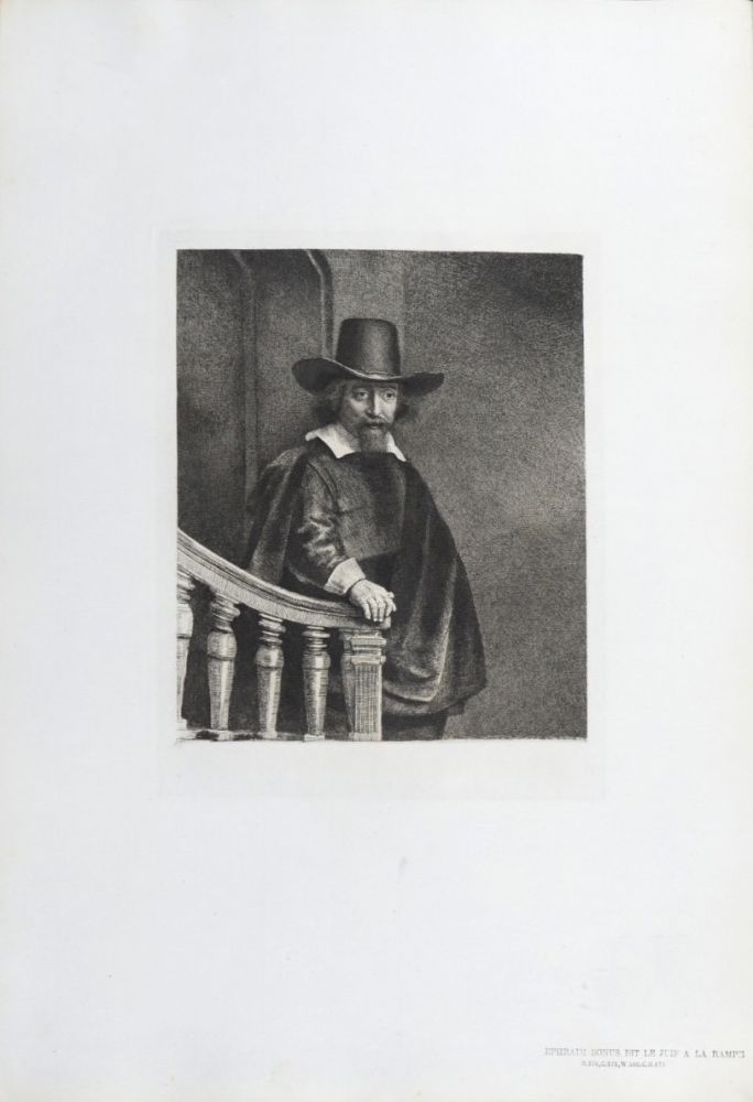 Rotocalcografia Rembrandt - Ephraim Bonus dit Le Juif à la Rampe