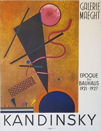 Litografia Kandinsky - Epoque du Bauhaus 1921-1927
