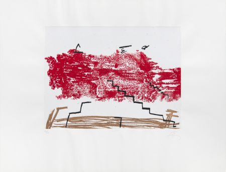 Incisione Tàpies - Escalier 