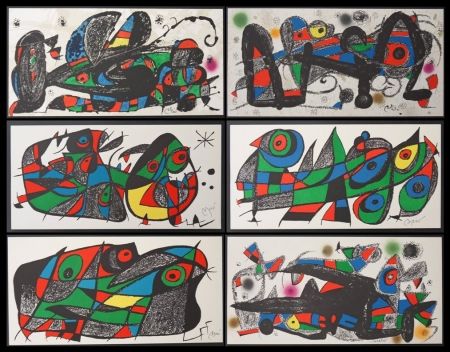 Litografia Miró - Escultor - 7 lithos