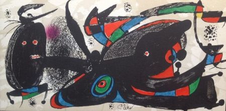 Litografia Miró - Escultor : Gran Bretaña