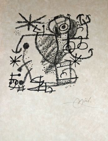 Litografia Miró - Essences de la terra