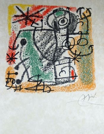 Litografia Miró - Essences de la terra complete set of 9 lithographs