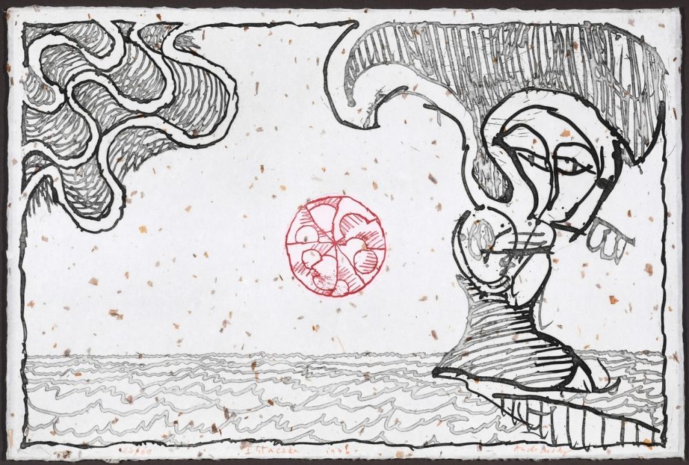 Acquaforte E Acquatinta Alechinsky - Estacade