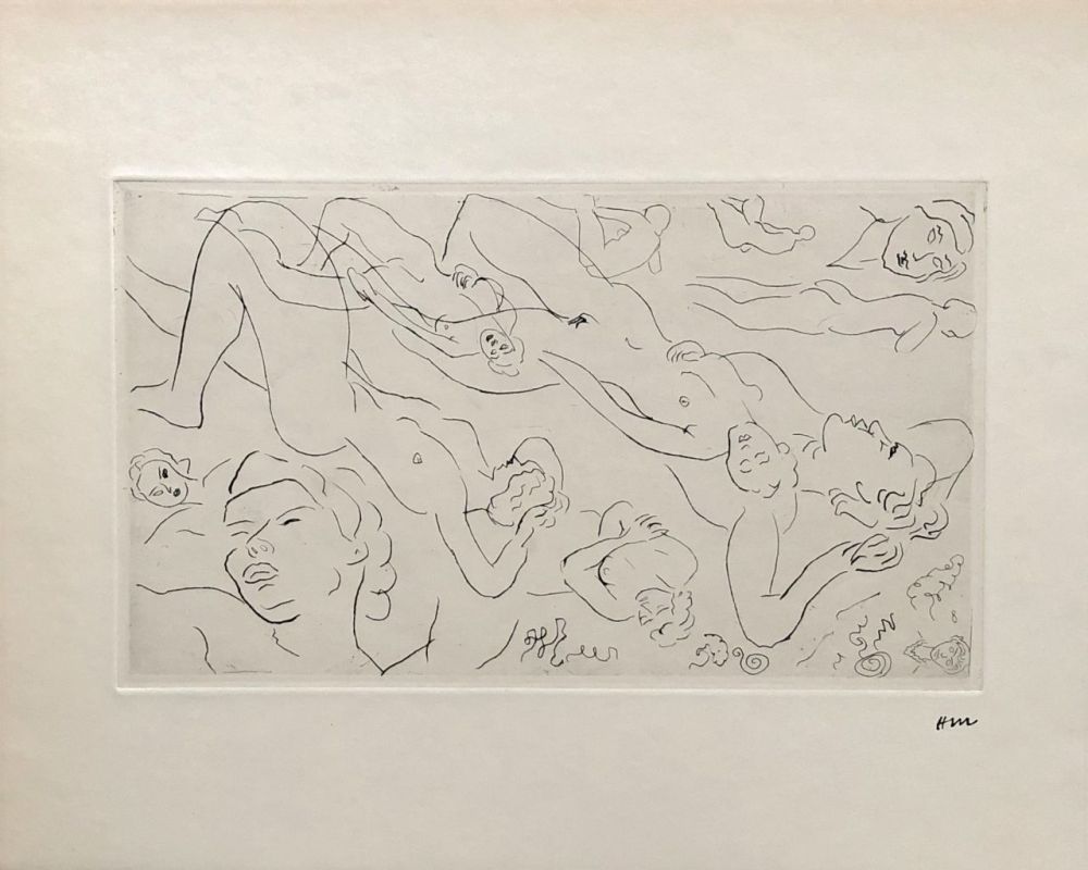Incisione Matisse - Etude de nu