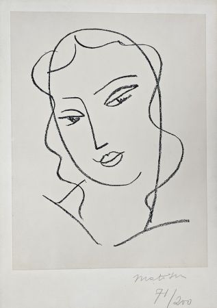 Litografia Matisse - Etude pour la Vierge